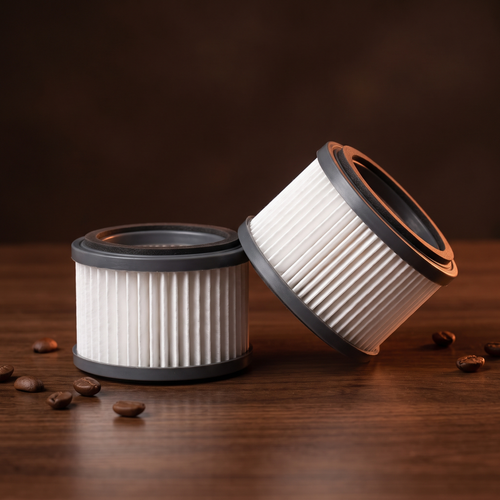 Two replacement HEPA filters for the vevri Barista Vacuum
